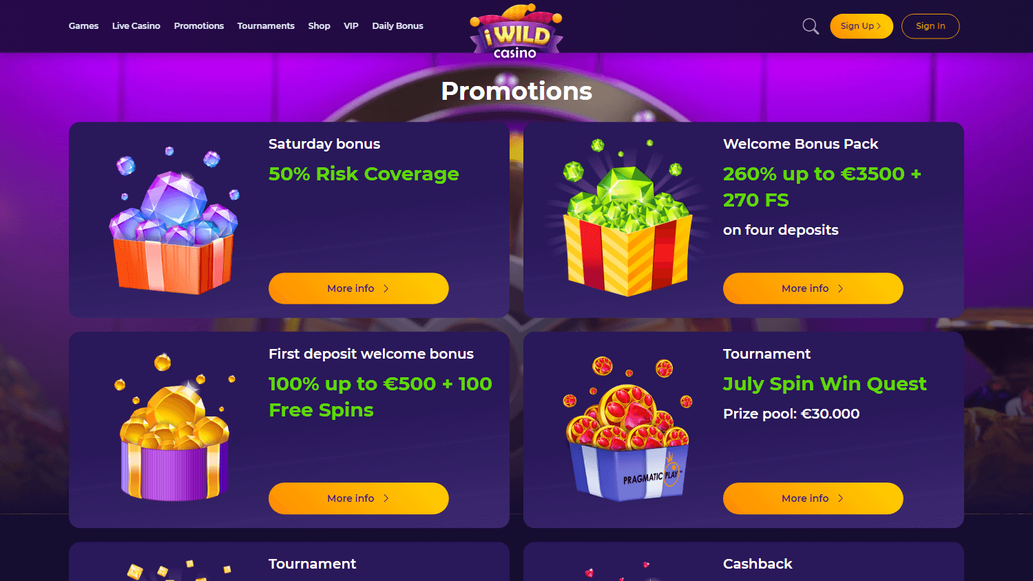 iwild_casino_uk_promotions_desktop