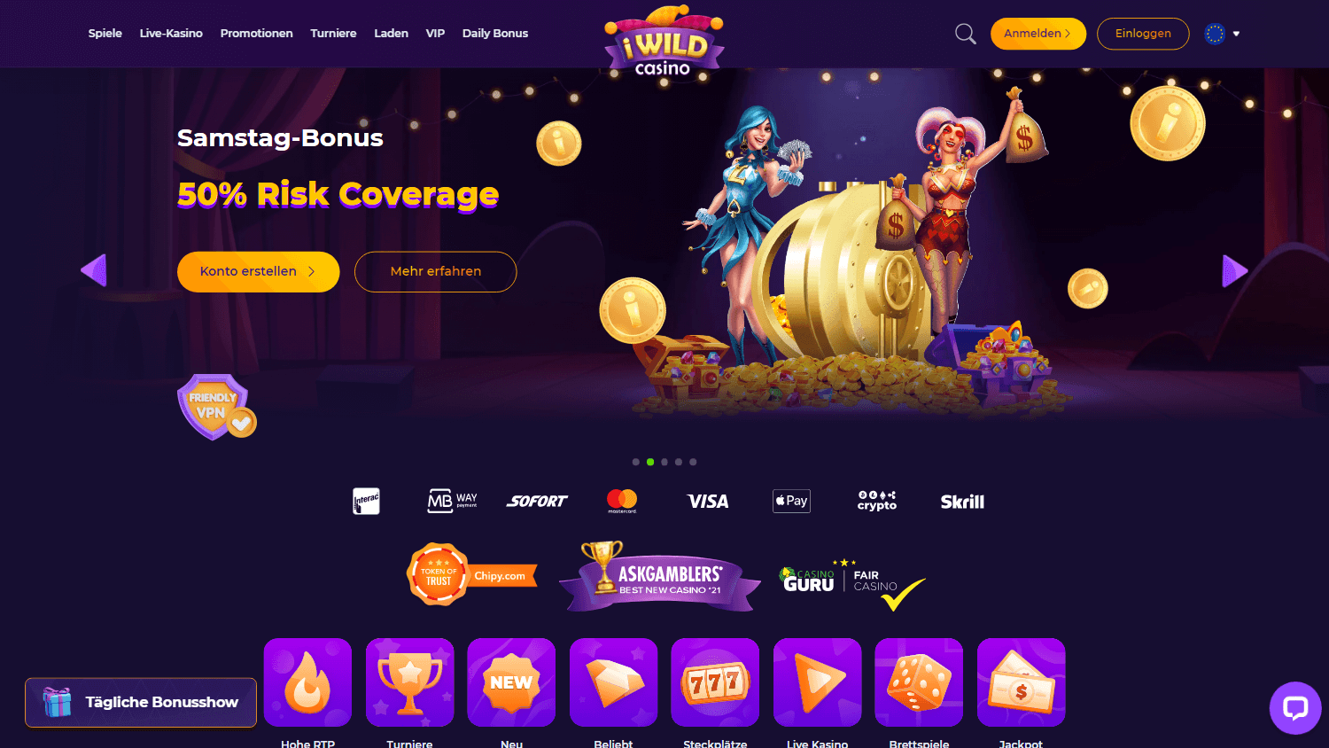 iwild_casino_de_homepage_desktop