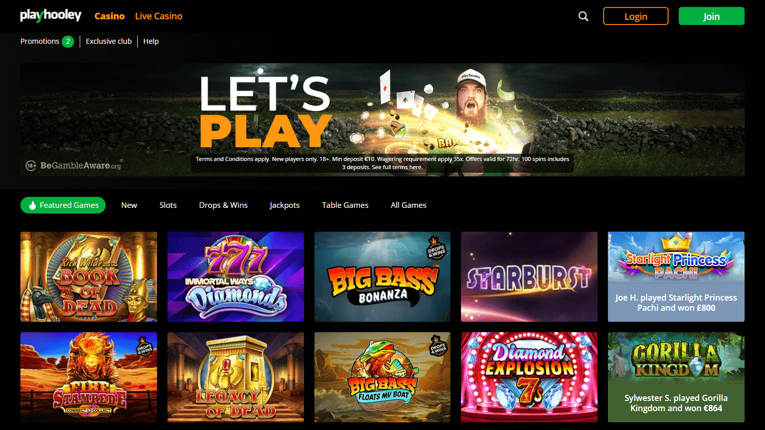 play_hooley_casino_homepage_desktop