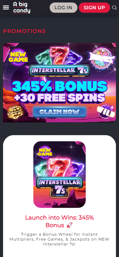 A Big Candy Casino Promotions