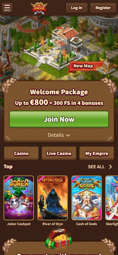 myempire_casino_homepage_mobile