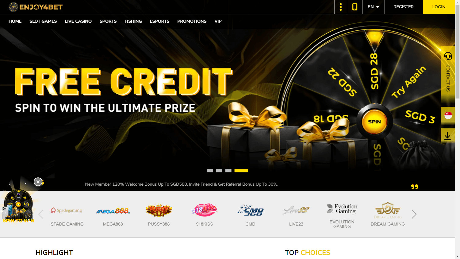 enjoy4bet_casino_sg_homepage_desktop