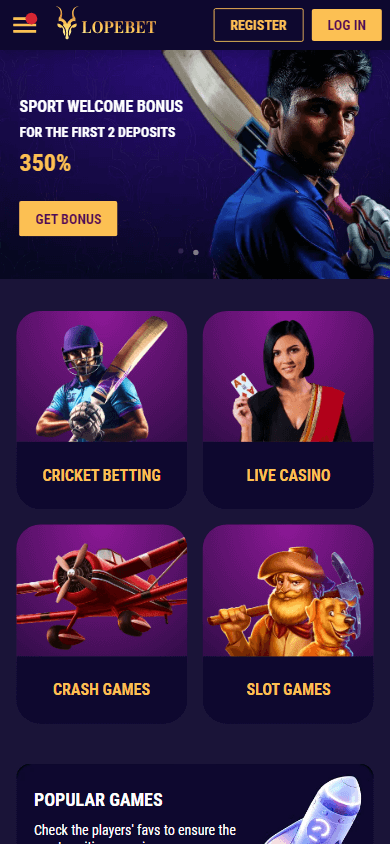 lopebet_casino_homepage_mobile