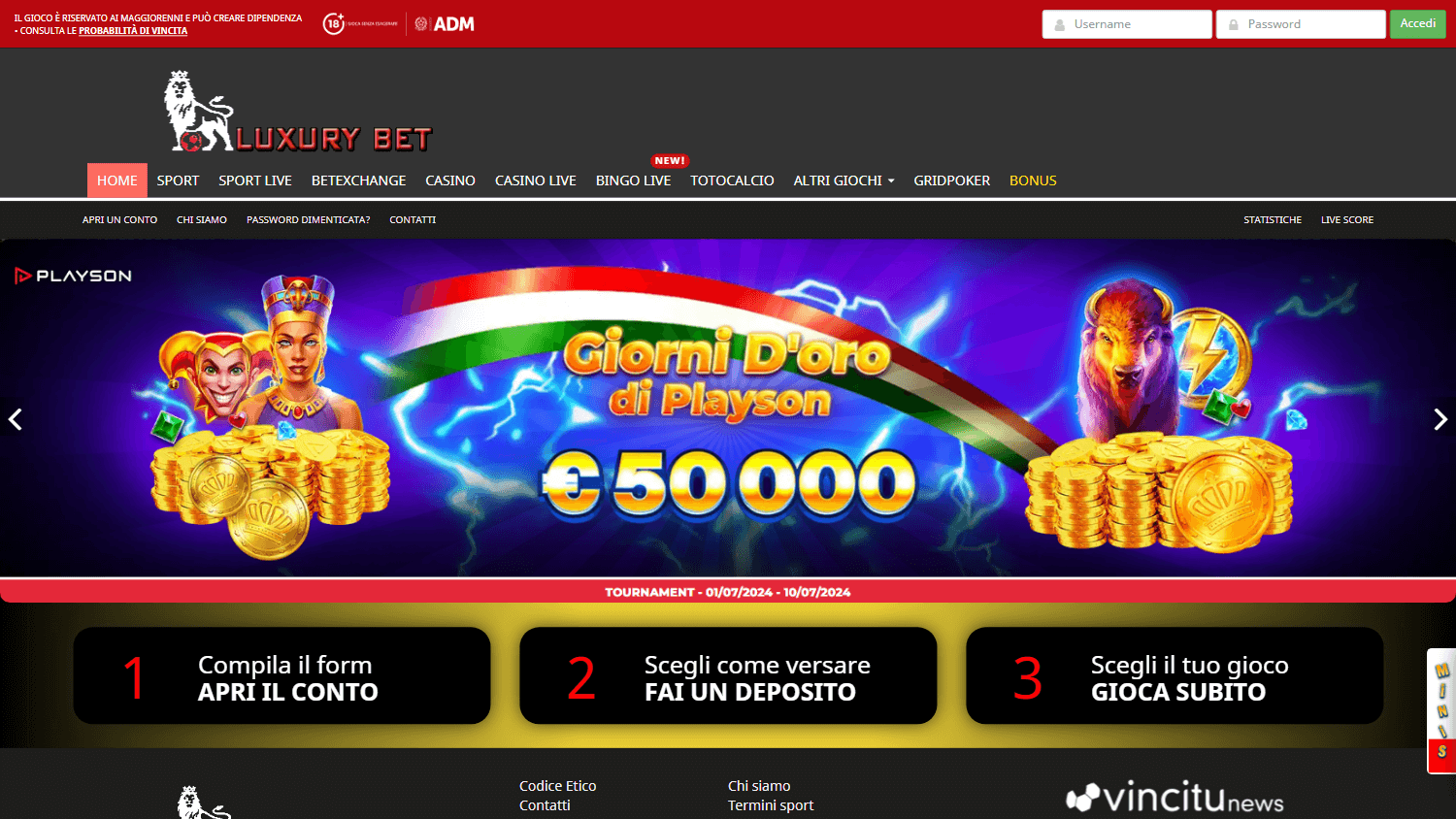 luxury_bet_casino_homepage_desktop