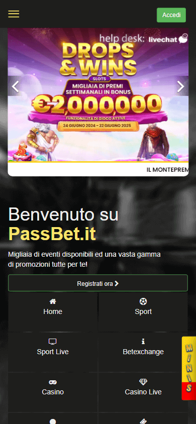 passbet_casino_homepage_mobile