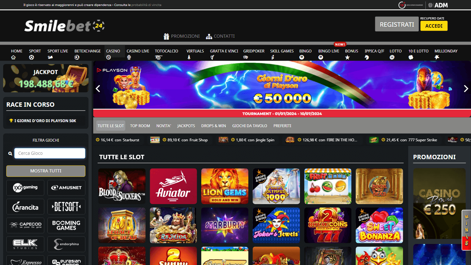 smilebet24_casino_game_gallery_desktop