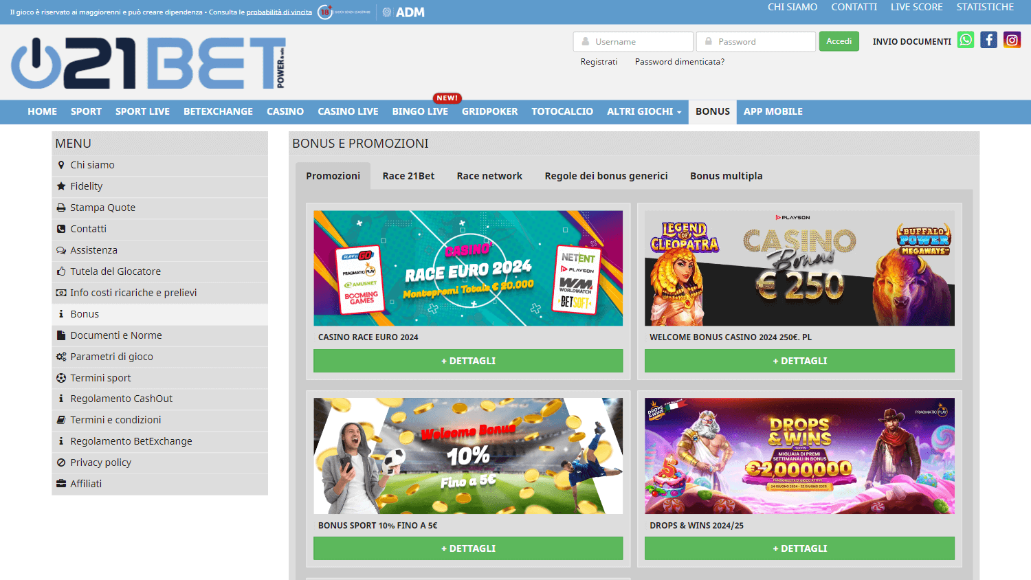 21bet_casino_promotions_desktop