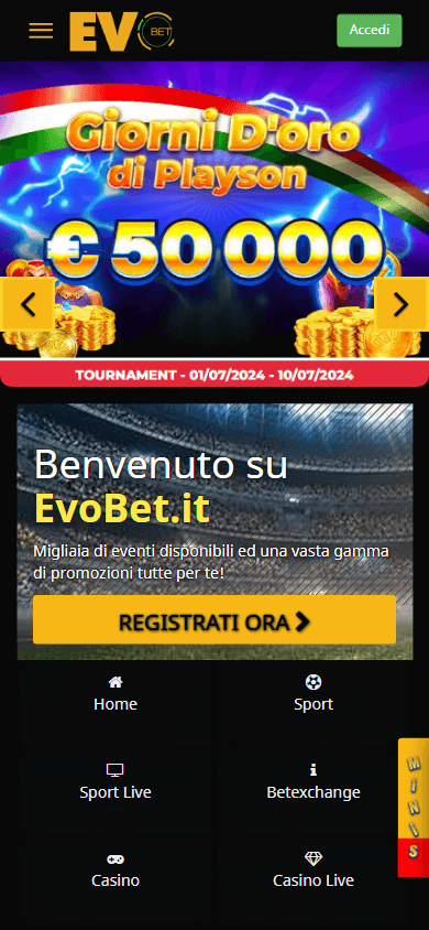 evobet_casino_it_homepage_mobile