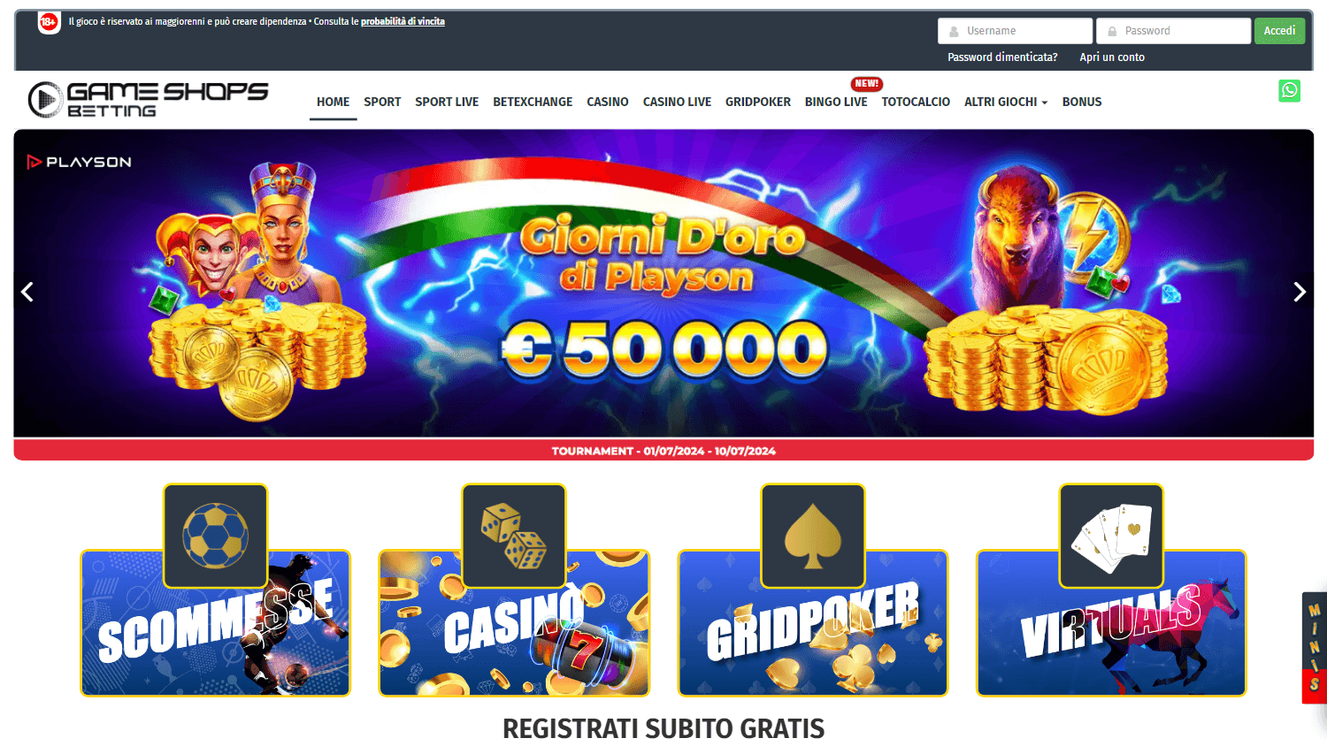 gameshops_casino_homepage_desktop