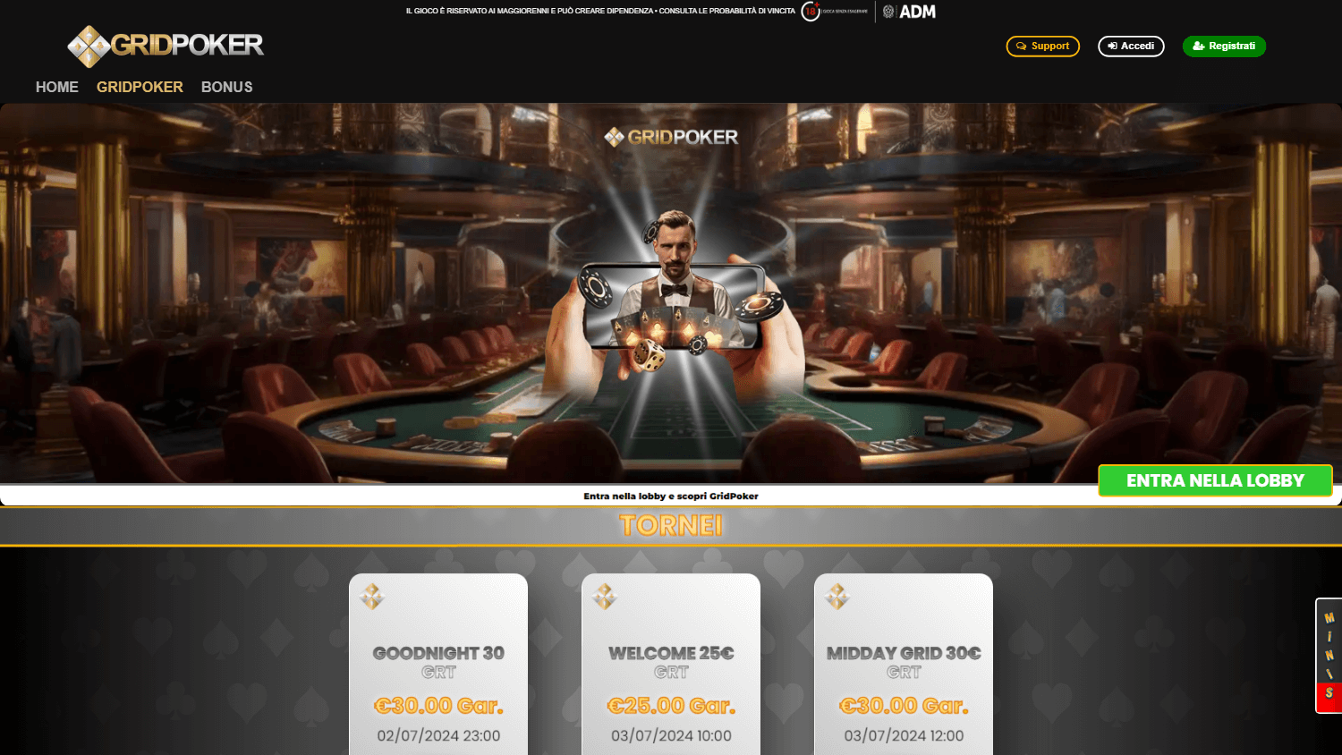 gridpoker_casino_homepage_desktop