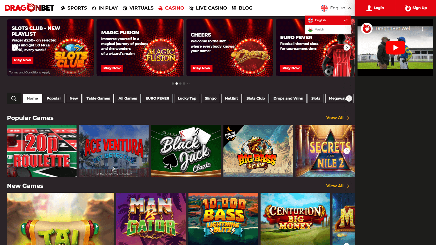 dragonbet_casino_homepage_desktop