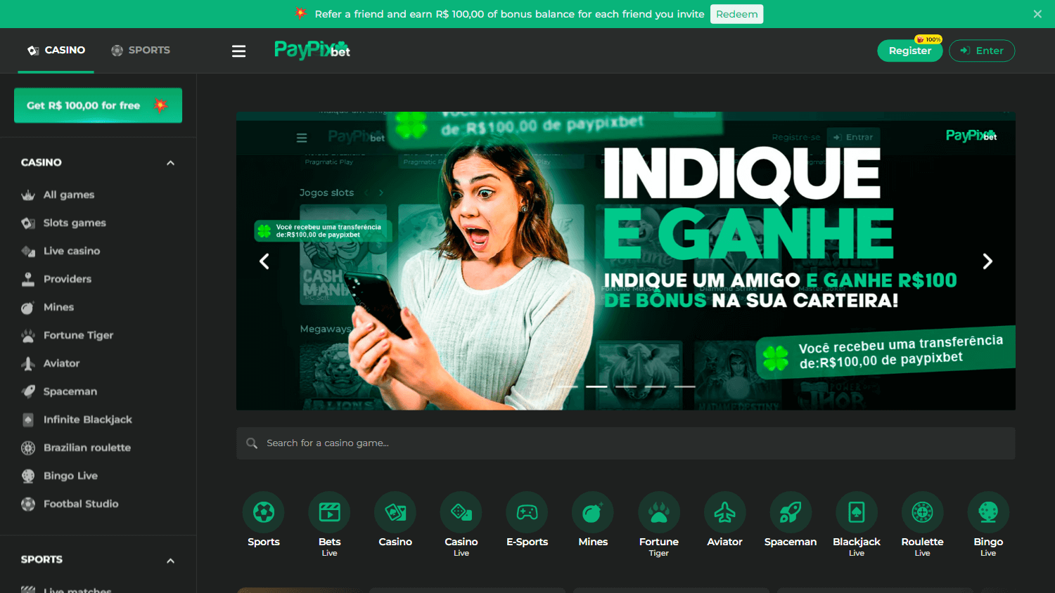 paypix.bet_casino_homepage_desktop