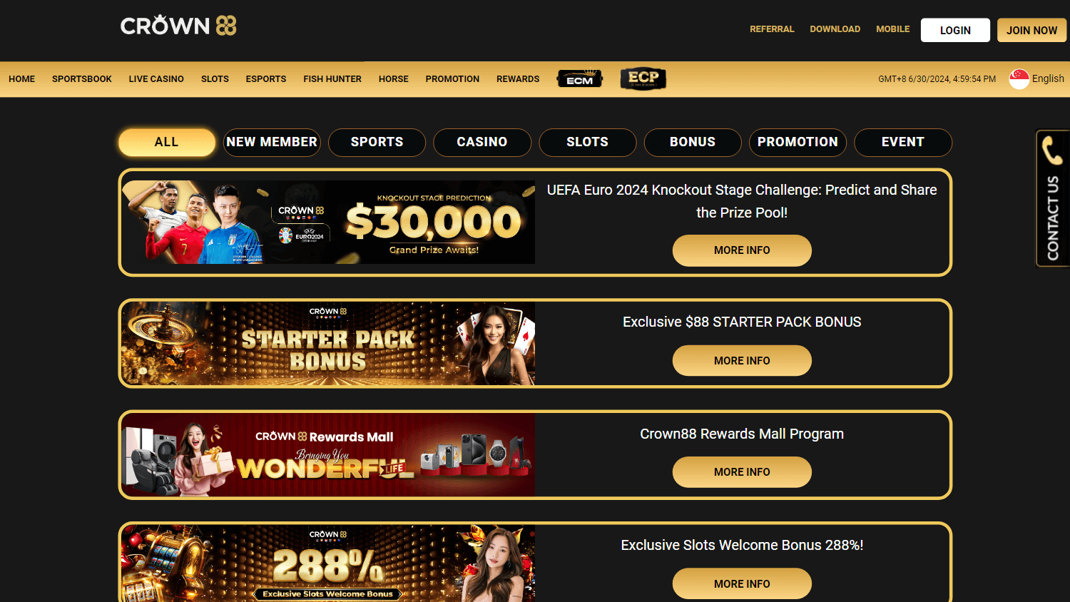 crown88_casino_promotions_desktop