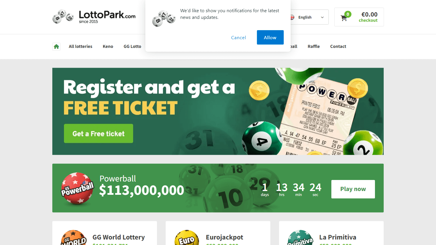 lottopark_casino_homepage_desktop