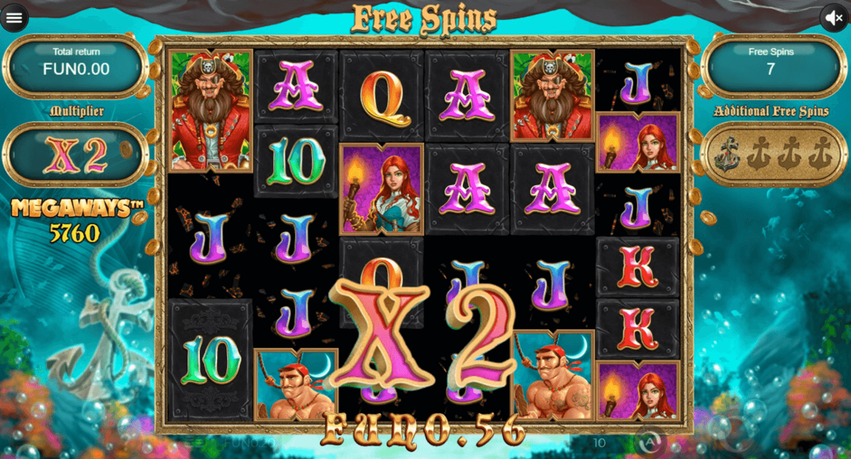 Pirate Kingdom Megaways multiplier