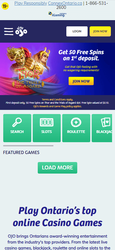 playojo_on_casino_homepage_mobile