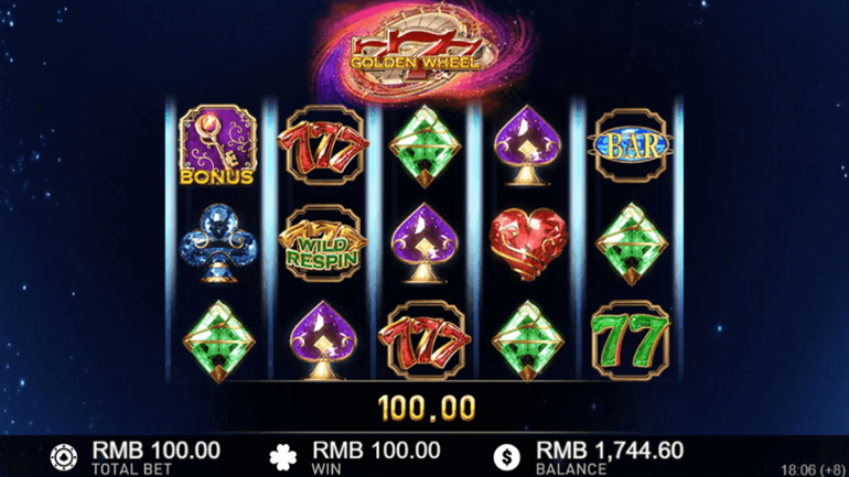 777 Golden Wheel win