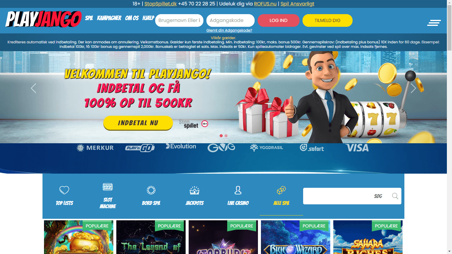 playjango_dk_casino_homepage_desktop