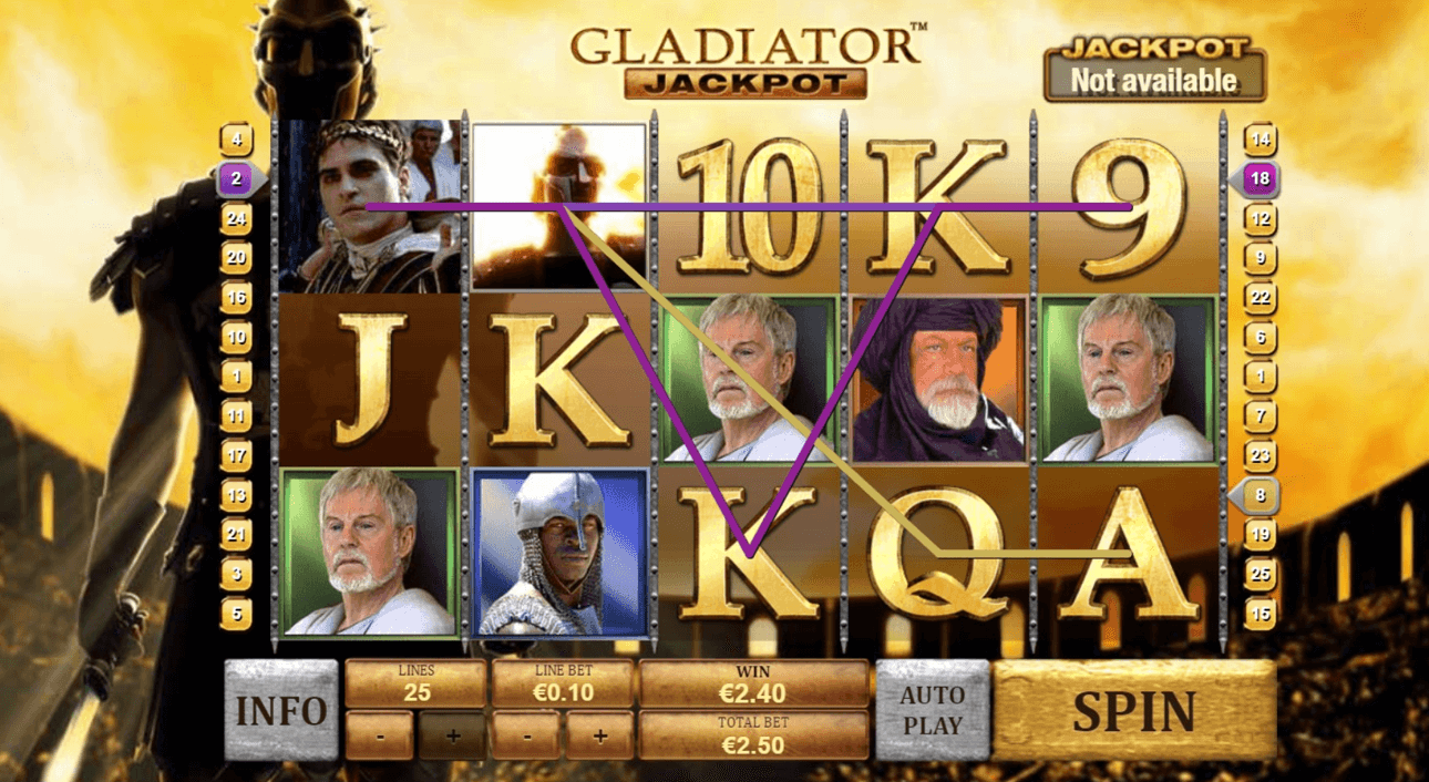 Gladiator Jackpot win