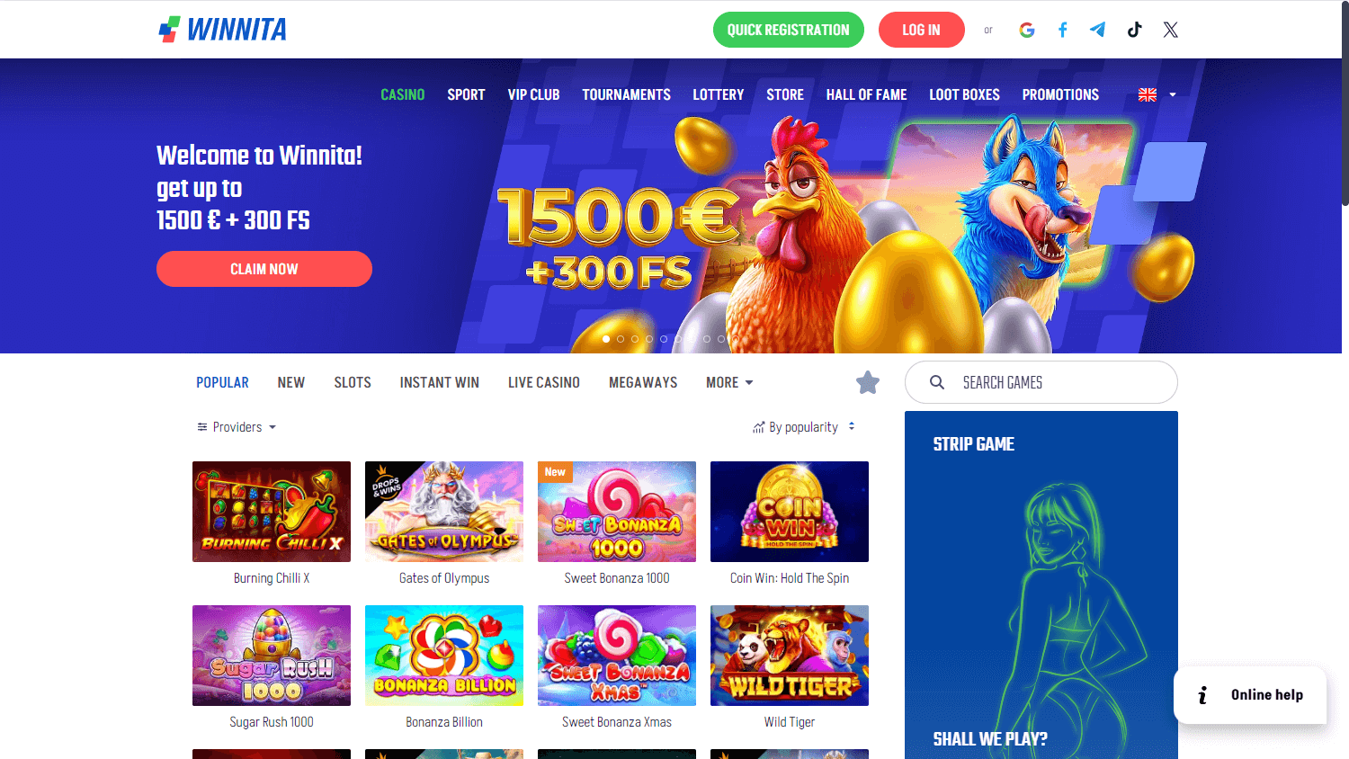 winnita_casino_homepage_desktop