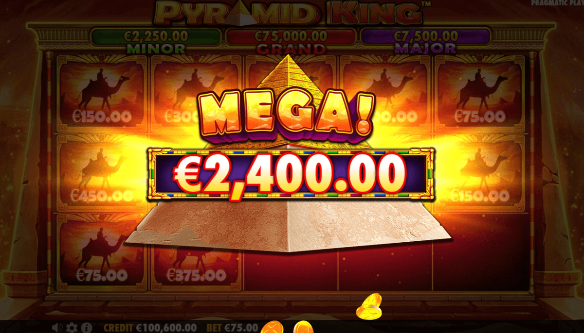 Pyramid King big win