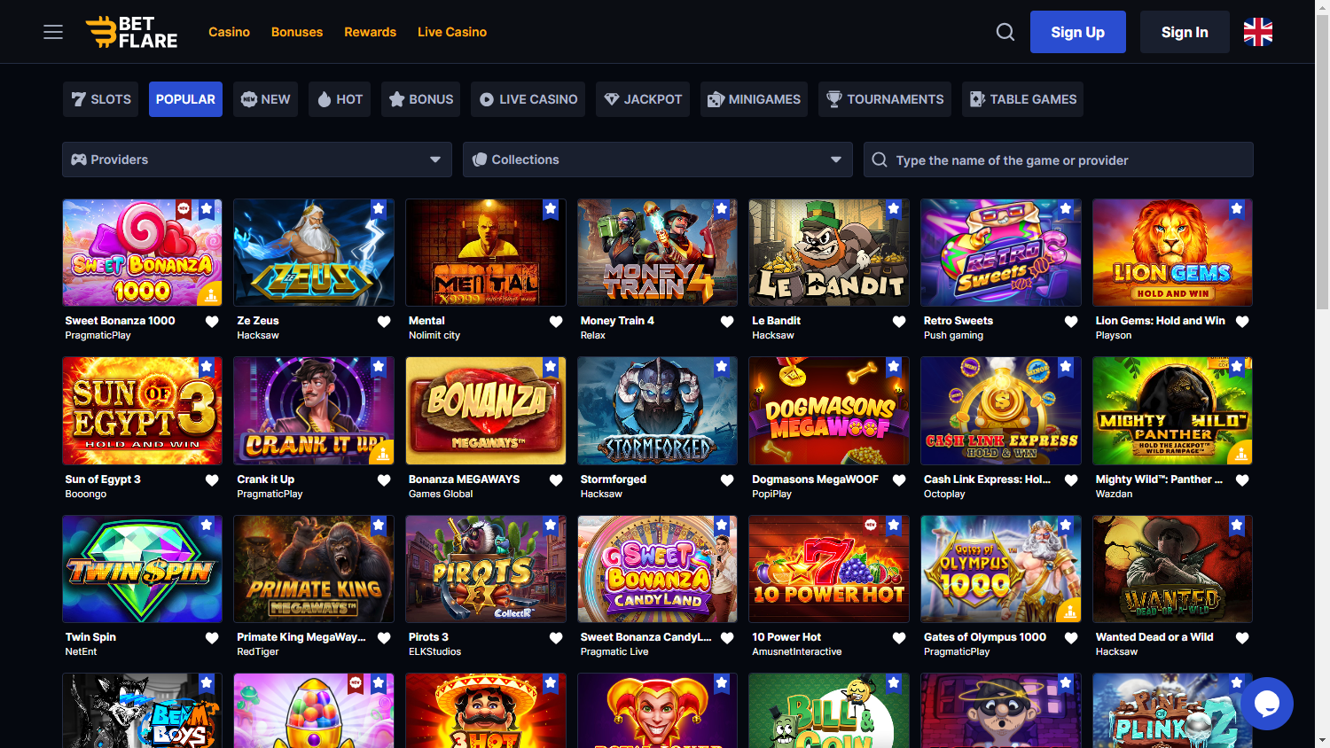 Betflare_casino_game_gallery_desktop