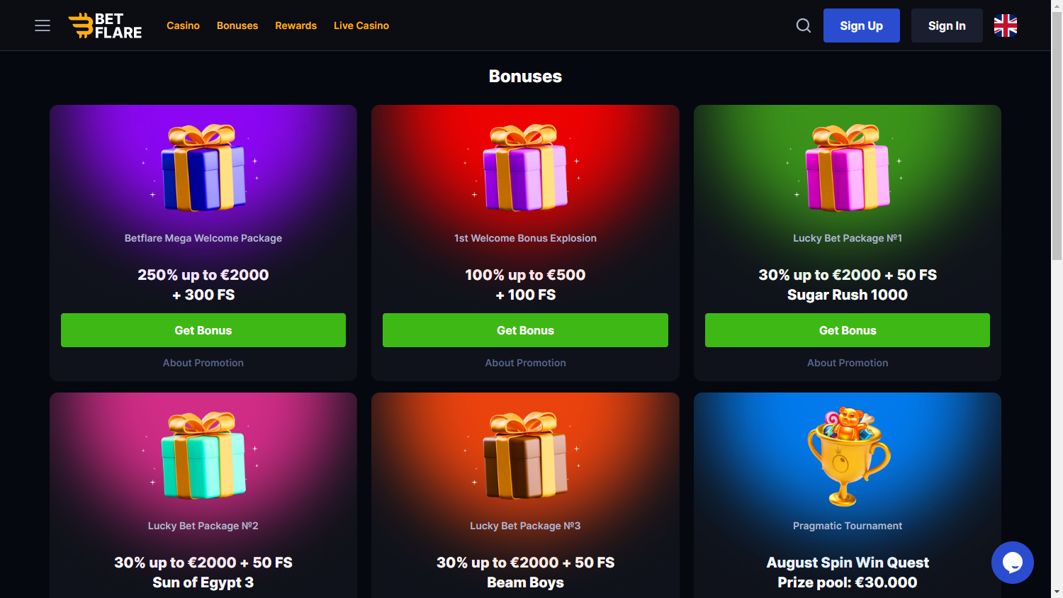 Betflare_casino_promotions_desktop