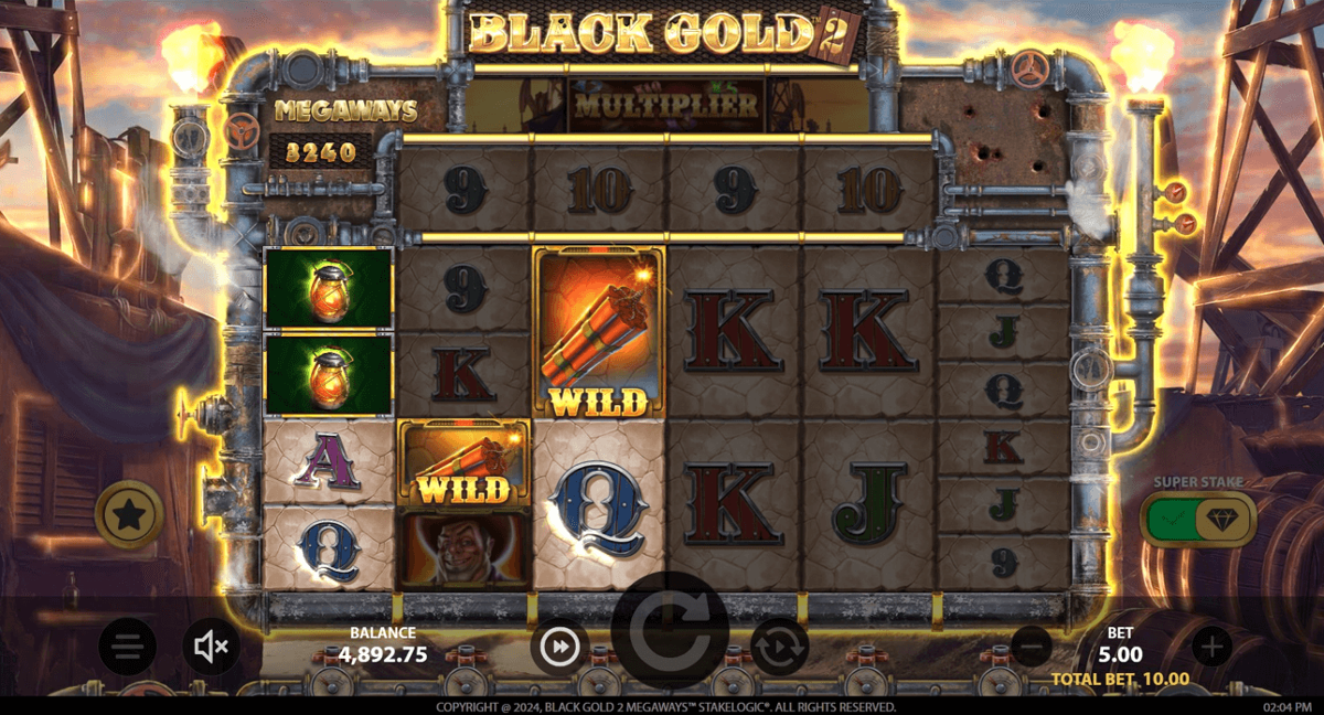 Black Gold 2 Megaways win