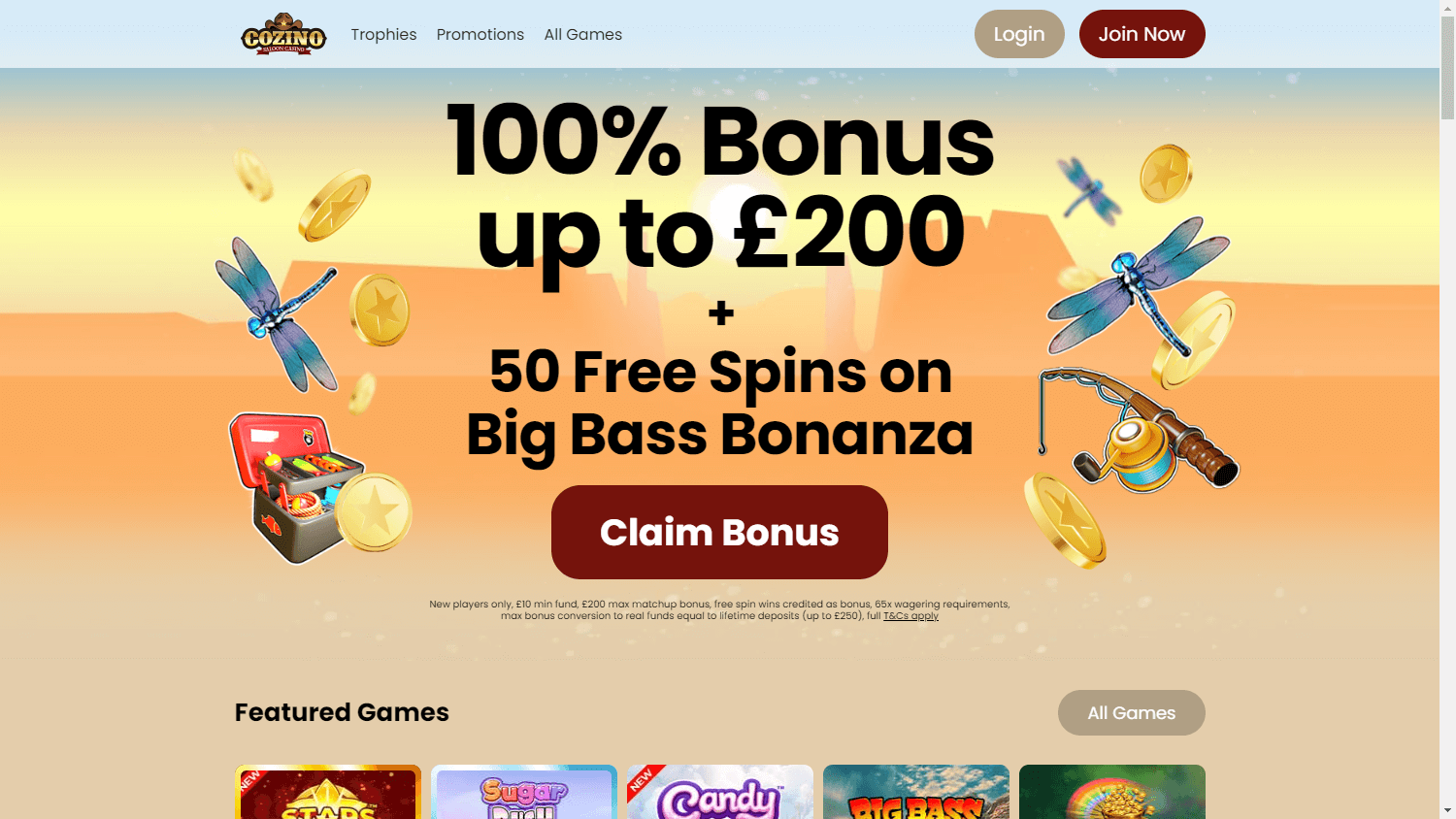 cozino_casino_homepage_desktop