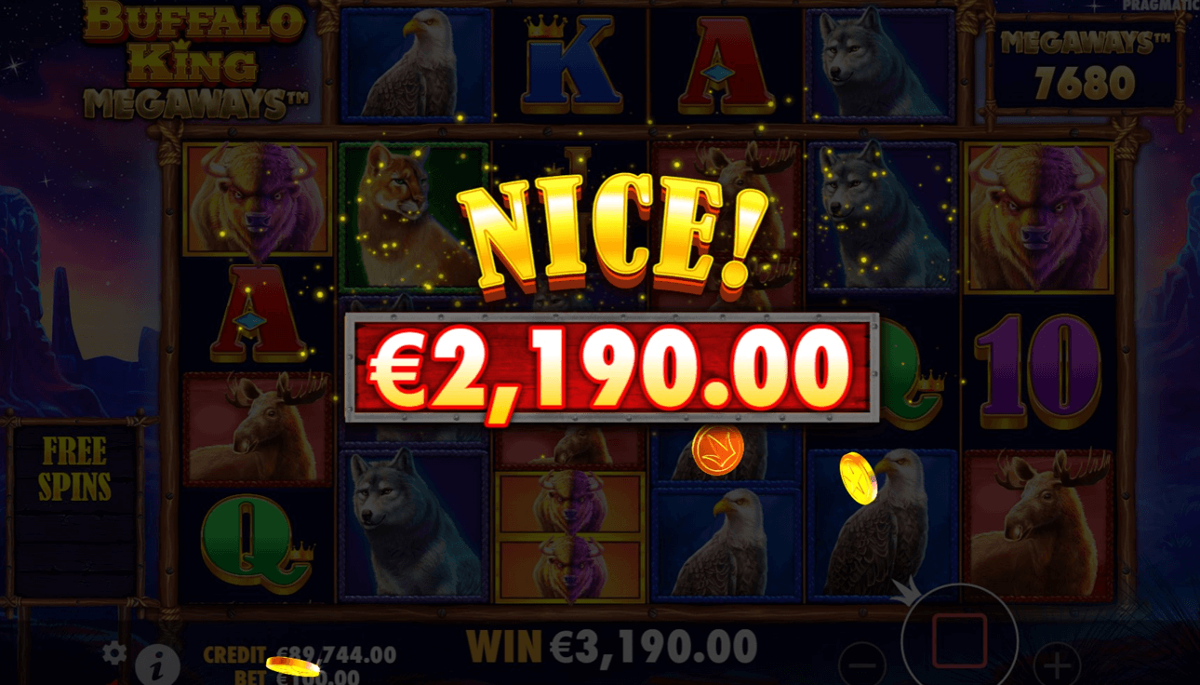 Buffalo King Megaways nice win