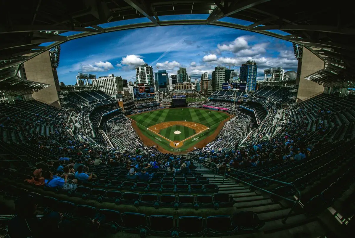 A baseball park.