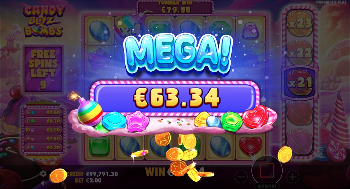 Candy Blitz Bombs - Mega win