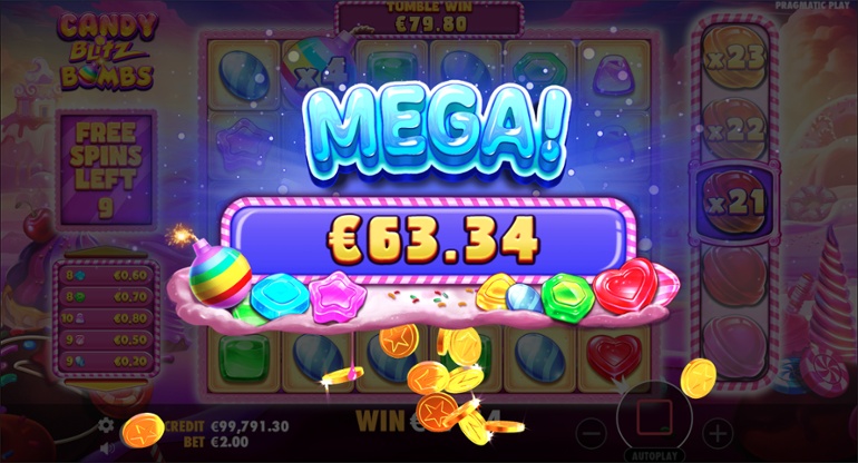 Candy Blitz Bombs - Mega win