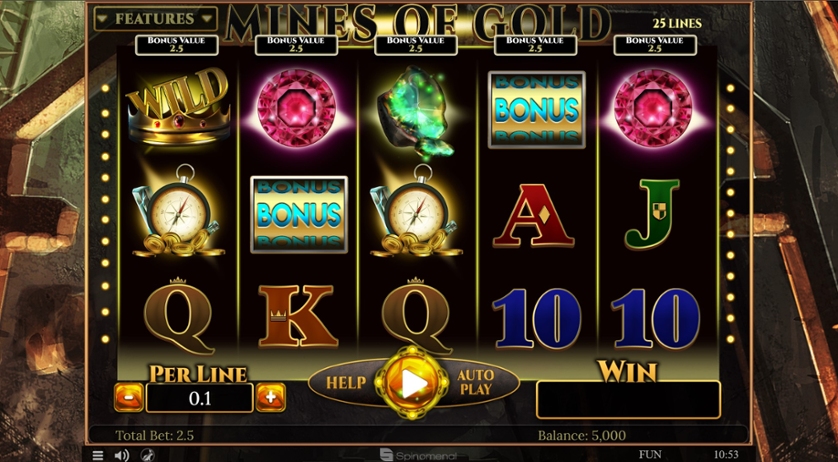 онлайн казино golden mines