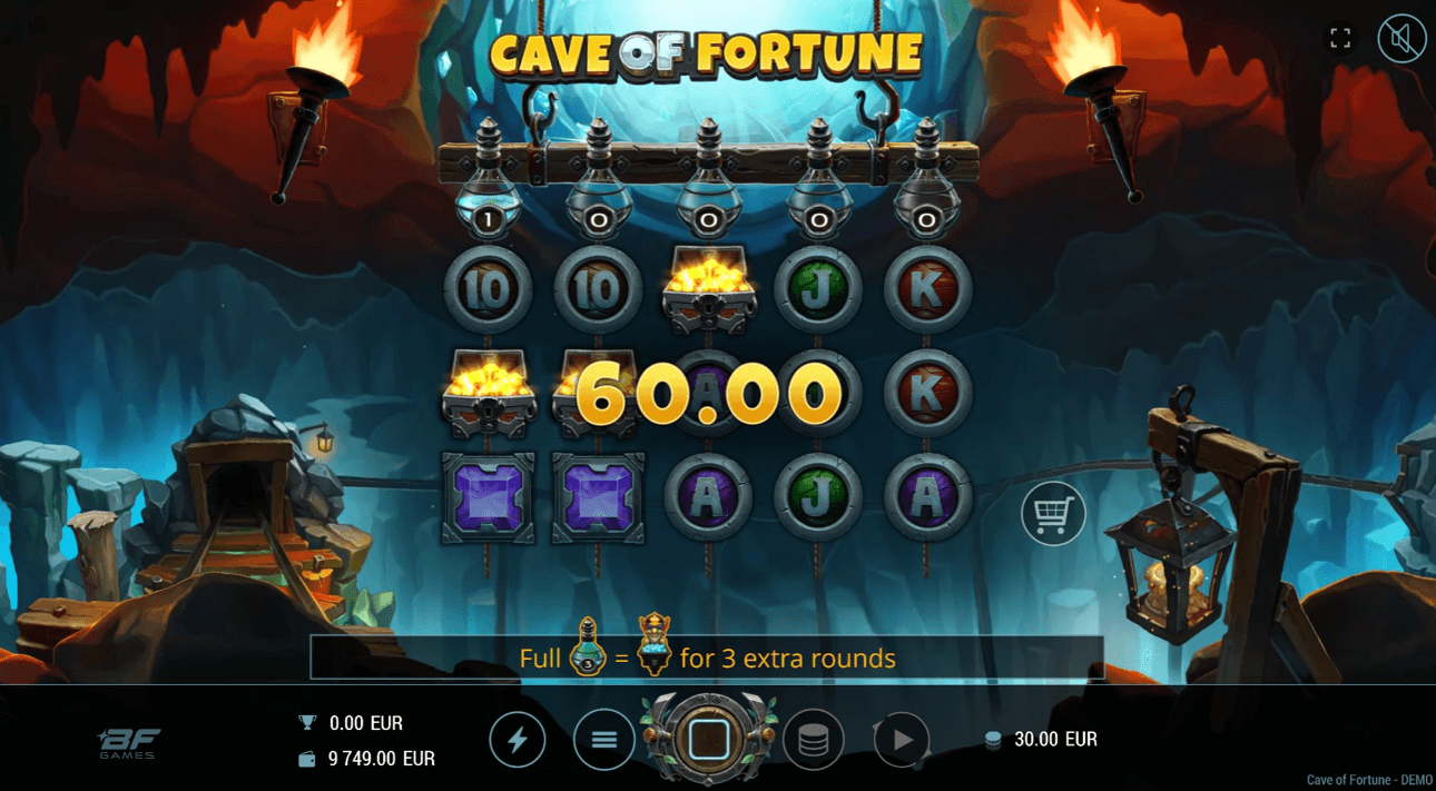 Cave of Fortune win