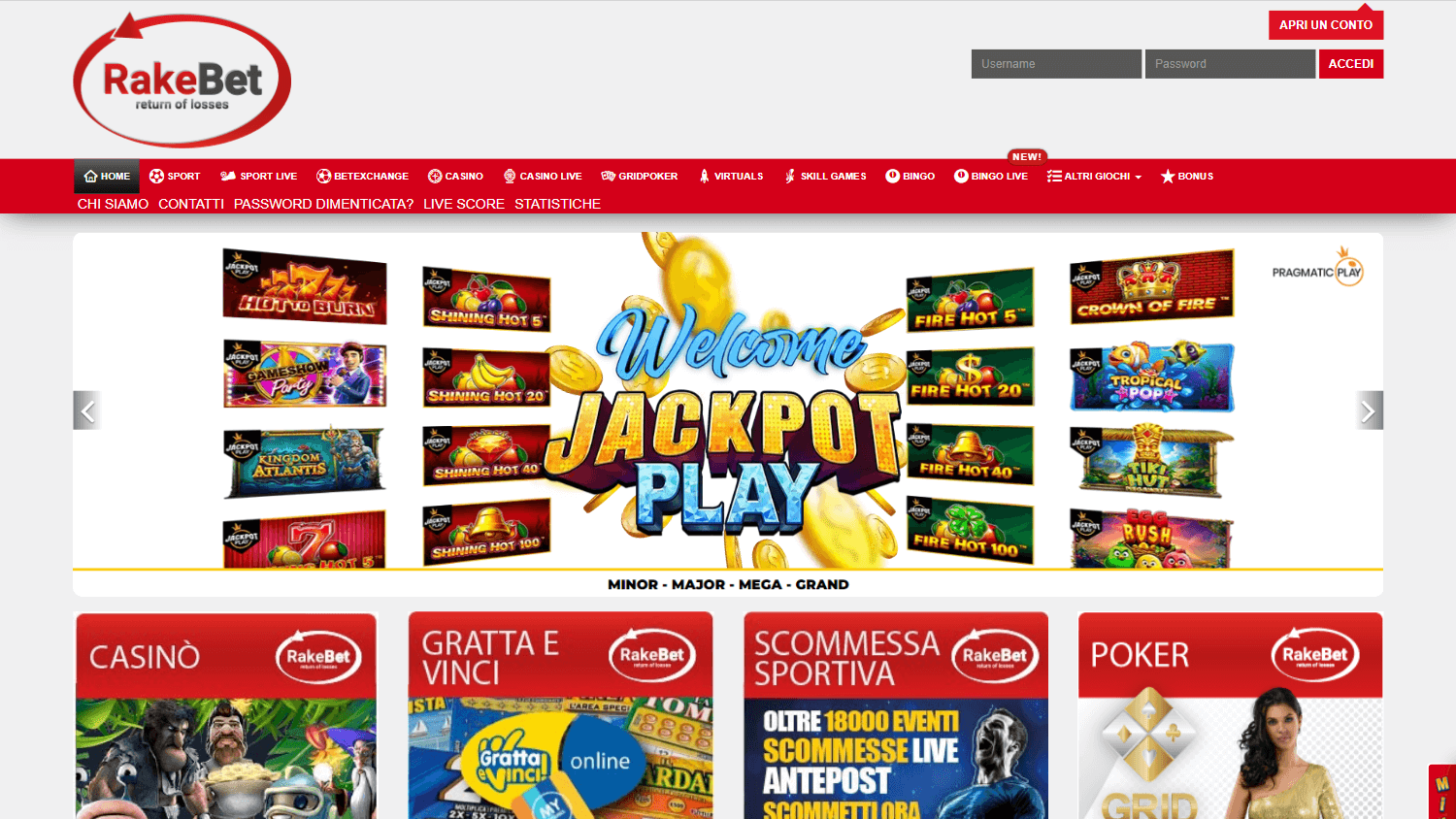 rakebet_casino_homepage_desktop