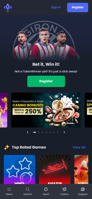 tokenwin_casino_homepage_mobile