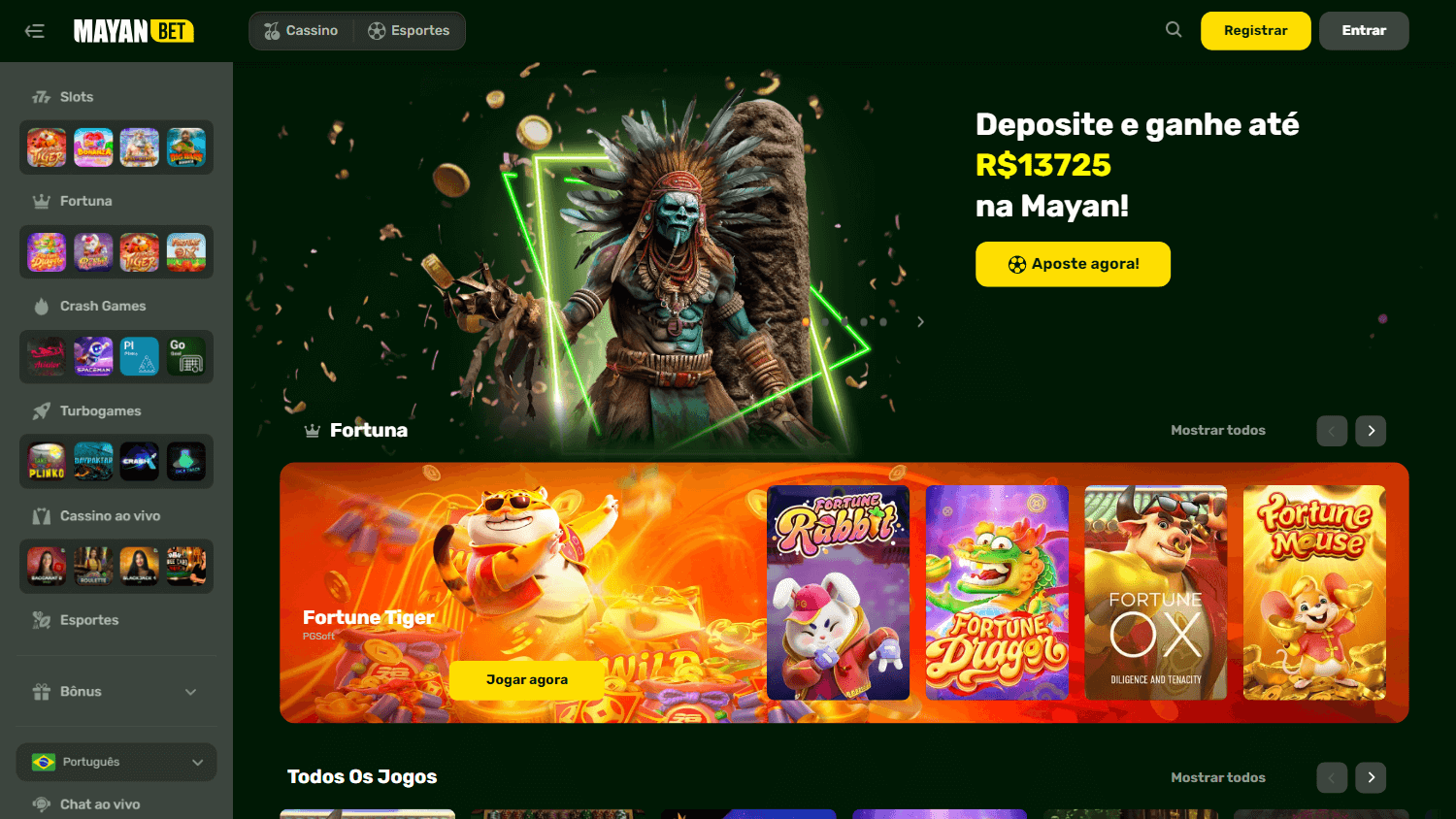 mayan.bet_casino_homepage_desktop