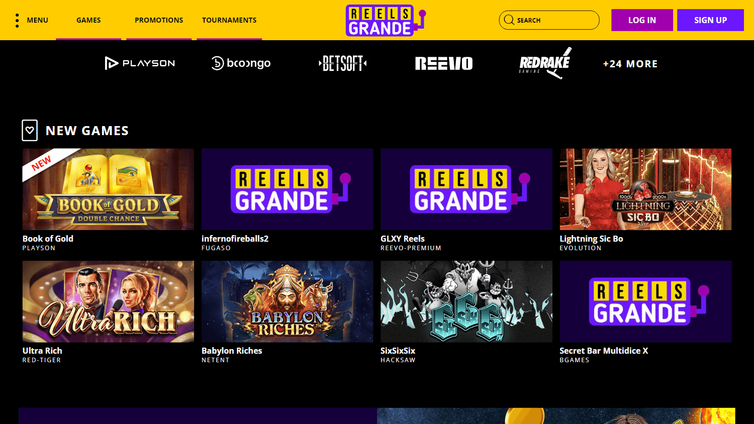 reels_grande_casino_homepage_desktop