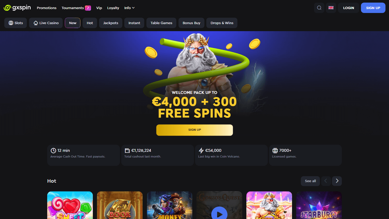 gxspin_casino_homepage_desktop