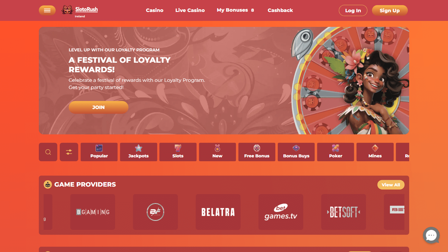 slotorush_casino_homepage_desktop