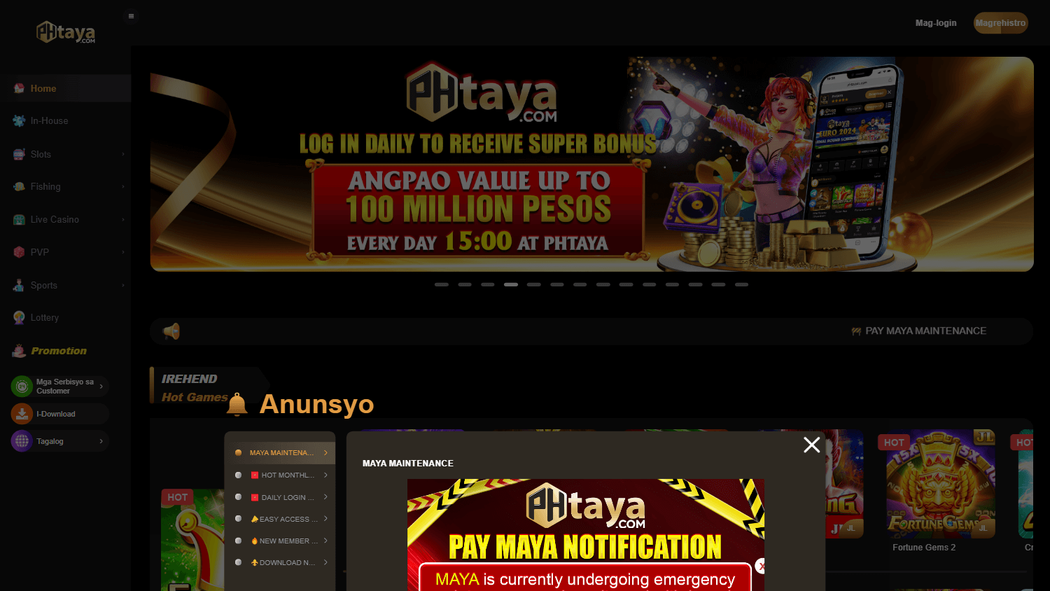 phtaya_casino_homepage_desktop