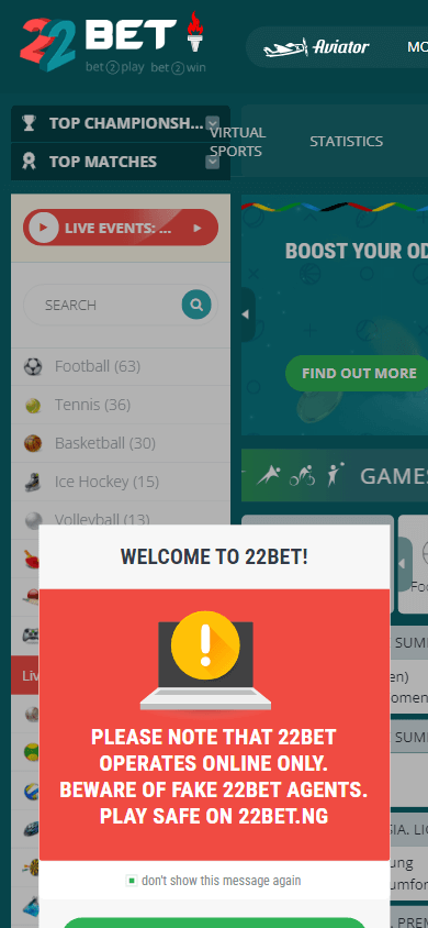 22bet_casino_ng_homepage_mobile