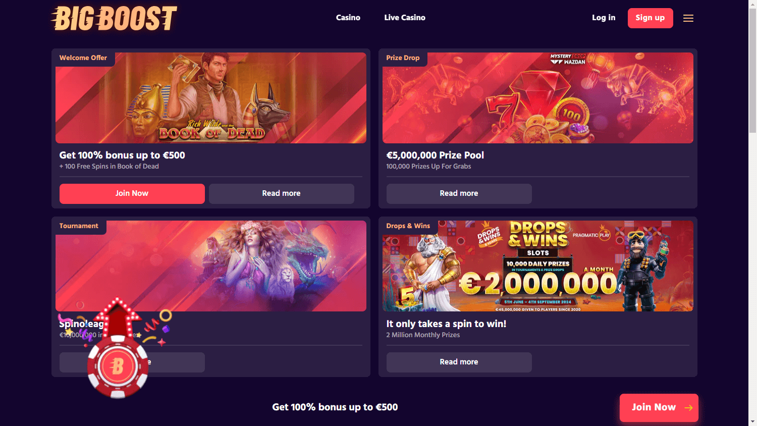 Maximize Your Bonuses at BigBoost Casino