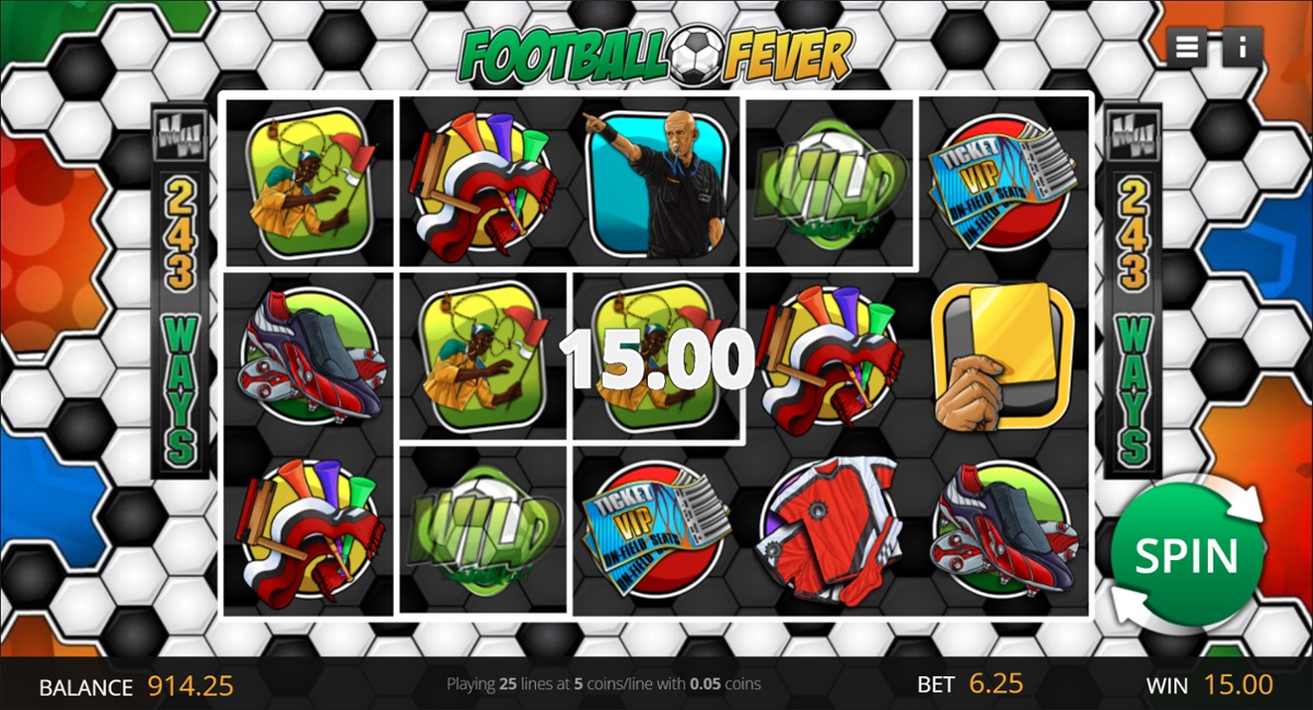 Football Fever slot win