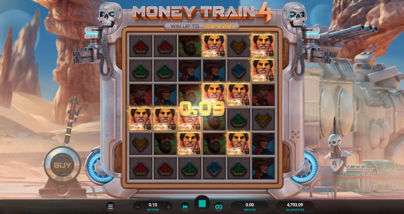 Money Train 4 base game Win