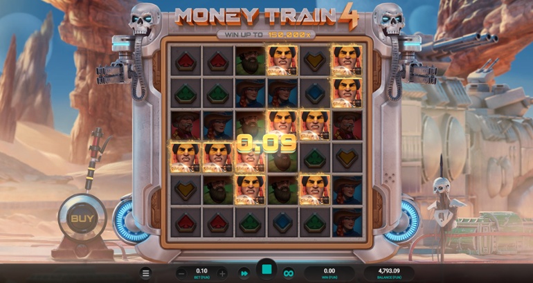 Money Train 4 base game Win