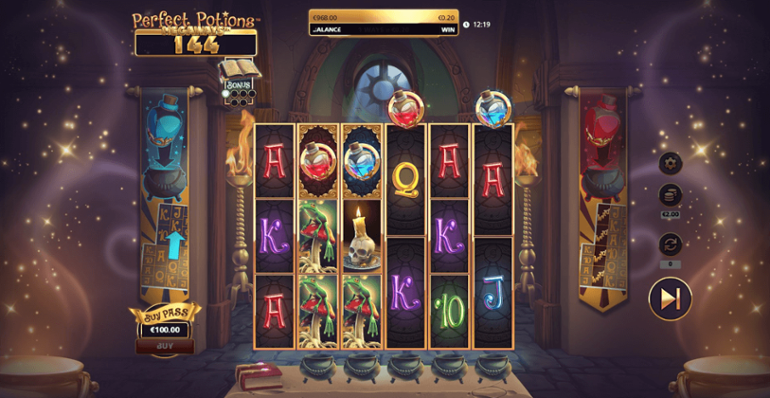 Perfect Potions Megaways potions