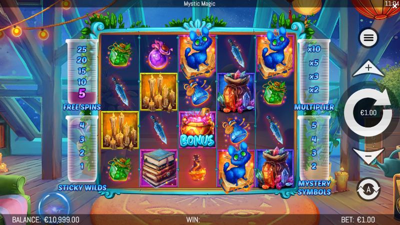 Mystic Magic slot gameplay one