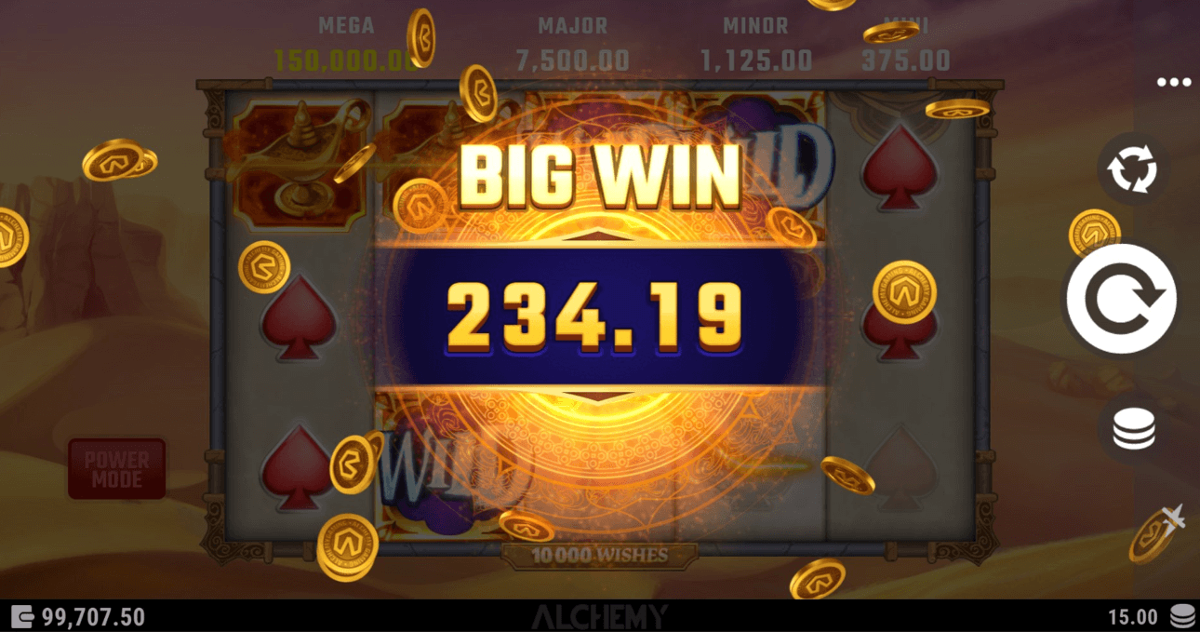 10000 Wishes big win